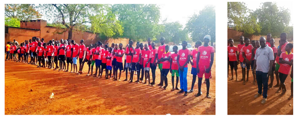Foulées de Koudougou, la ligne de départ