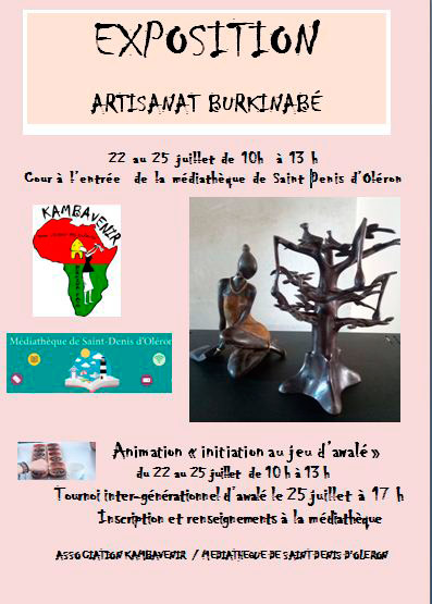 Affiche expo Saint-Denis d'Oléron 2025