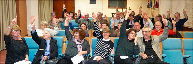 L'Assemblée Générale 2017 vote à l'unanimité !