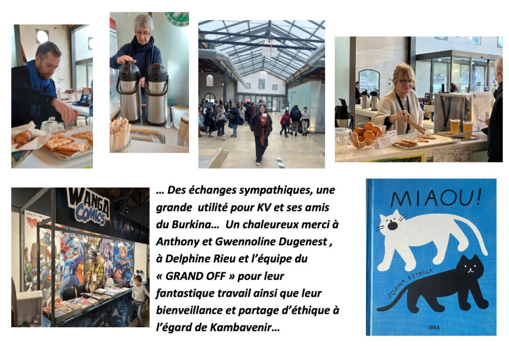 Gourmandises sur le stand Kambavenir, au milieu de l'art et de la cullture